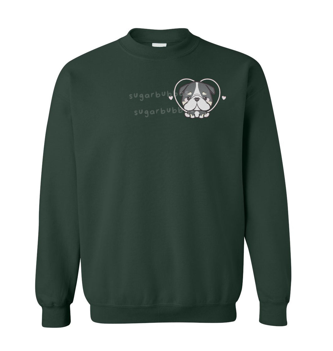 English Bulldog Embroidered Graphic Apparel