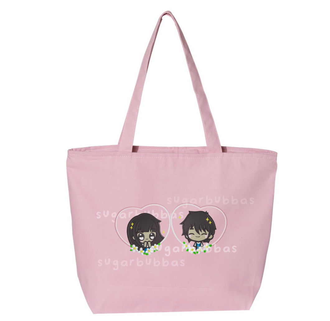 Kimi School Love Embroidered tote bag PREORDER