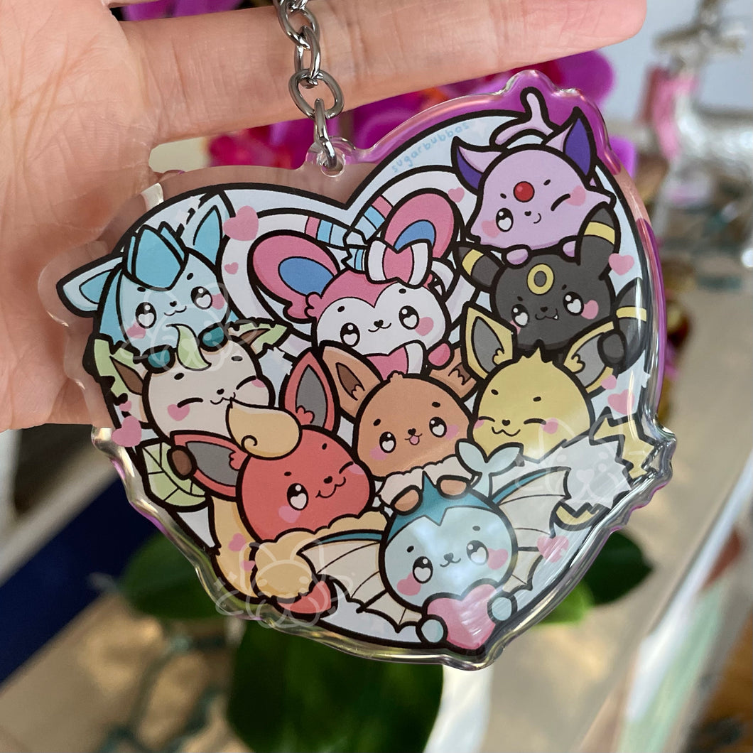 Evolutions of 33vee Acrylic Keychain