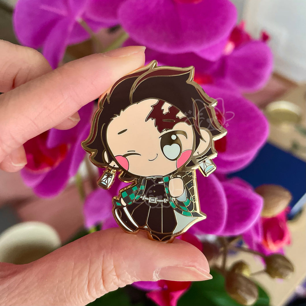 K N Y Protagonists Gold Plated Hard Enamel Pins