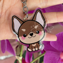 Load image into Gallery viewer, Chihuahua Dog Acrylic Pet Keychain
