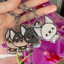 Load image into Gallery viewer, Chihuahua Dog Acrylic Pet Keychain
