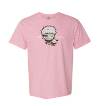 Load image into Gallery viewer, JJKitty Pink Hair Boy + Puppy Embroidered Graphic Apparel
