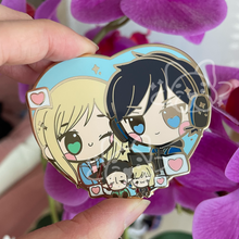 Load image into Gallery viewer, Iconic Couples Gold Plated Hard Enamel Pins

