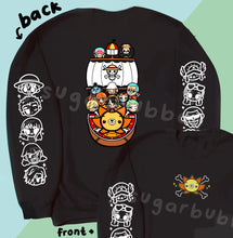 Load image into Gallery viewer, Sunny Straw Hat Crew Graphic Embroidered Sweatshirt/Hoodie

