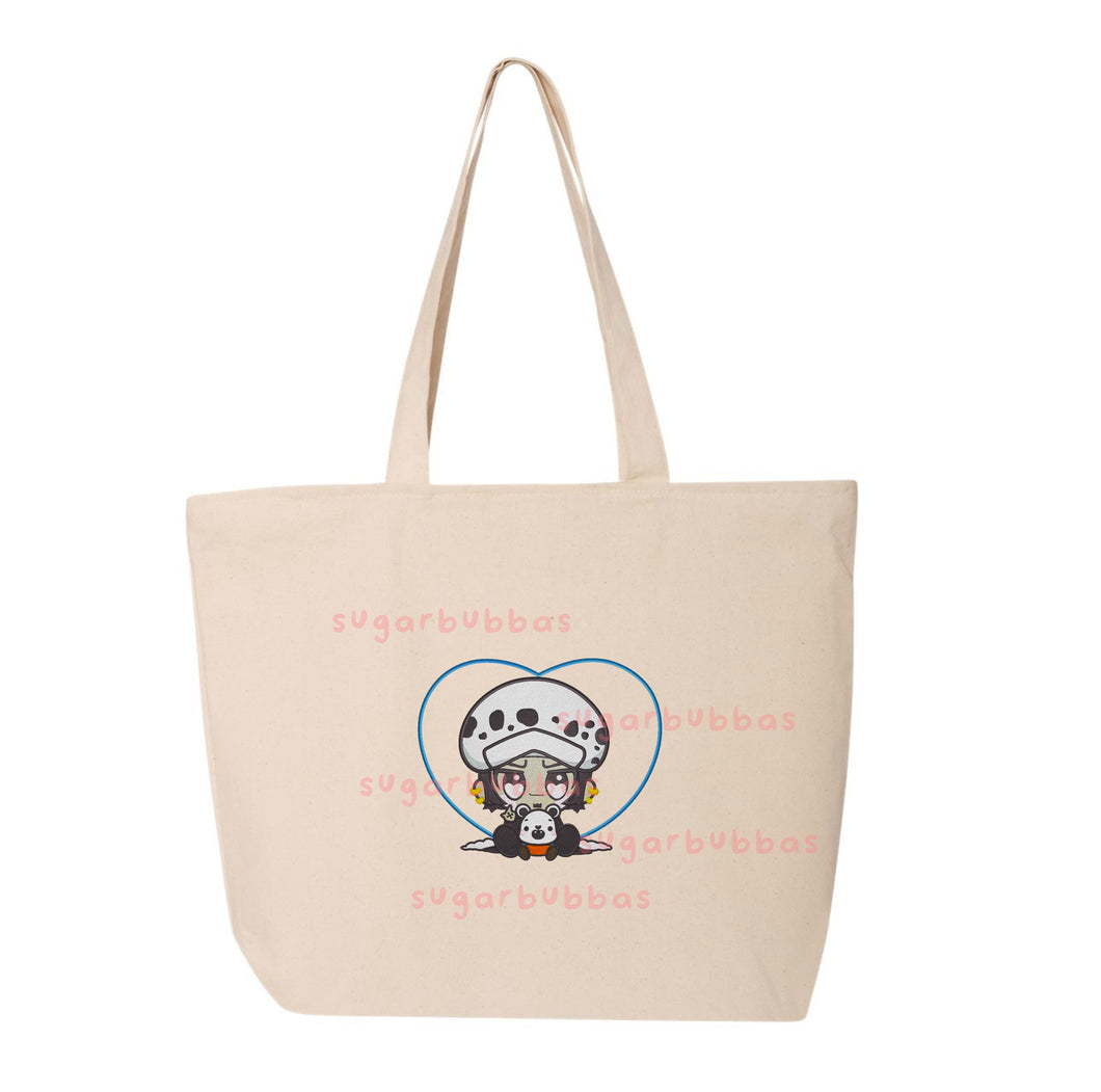 Law + Bear Embroidered tote bag PREORDER