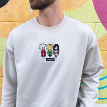 Load image into Gallery viewer, The Legendary Trio Sand Hand Embroidered Crewneck Sweatshirt
