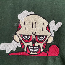 Load image into Gallery viewer, Chibi Big Boi Titan Handmade Embroidered Graphic Apparel
